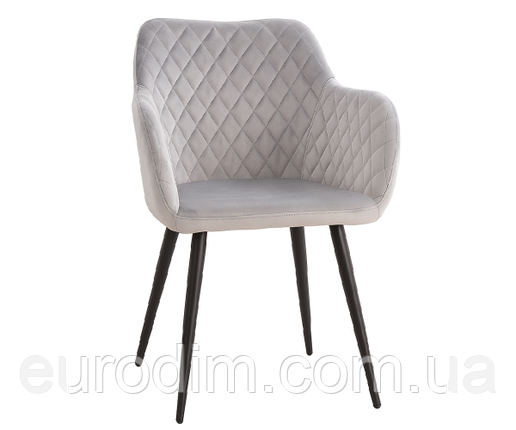 Стілець Арно м'який сіра тканина, фото 1