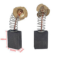 Щітки графітові 6.5*13.5*16мм Makita 181044-0 / 194985-1 аналог