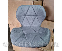 Стілець Стар м'який сіра тканина, фото 5