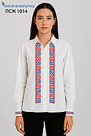 Заготовка для вишиванки Сорочка жіноча Миколаївщина пошита з рукавами ПСЖ 1014 "ТМ Магія візерунку"
