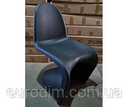 Стілець Пантон пластиковий чорний, фото 5