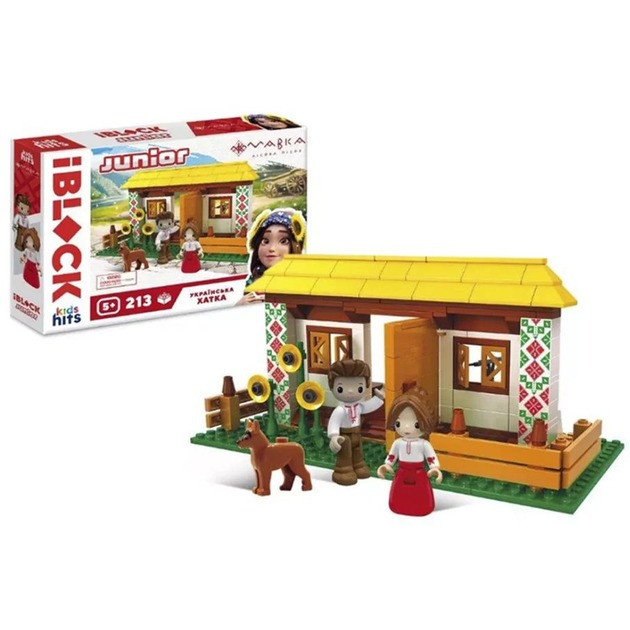 Конструктор iBlock Українська хатка 213 деталей, фото 1