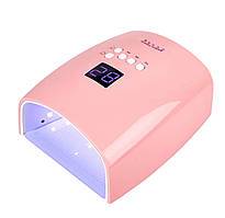 Рожева лампа S-10 з акумулятором для сушіння нігтів (для манікюру та педикюру), 48 Вт.
