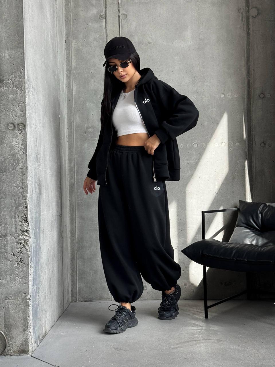 Зимовий костюм SC9066 Чорний S/M, фото 1