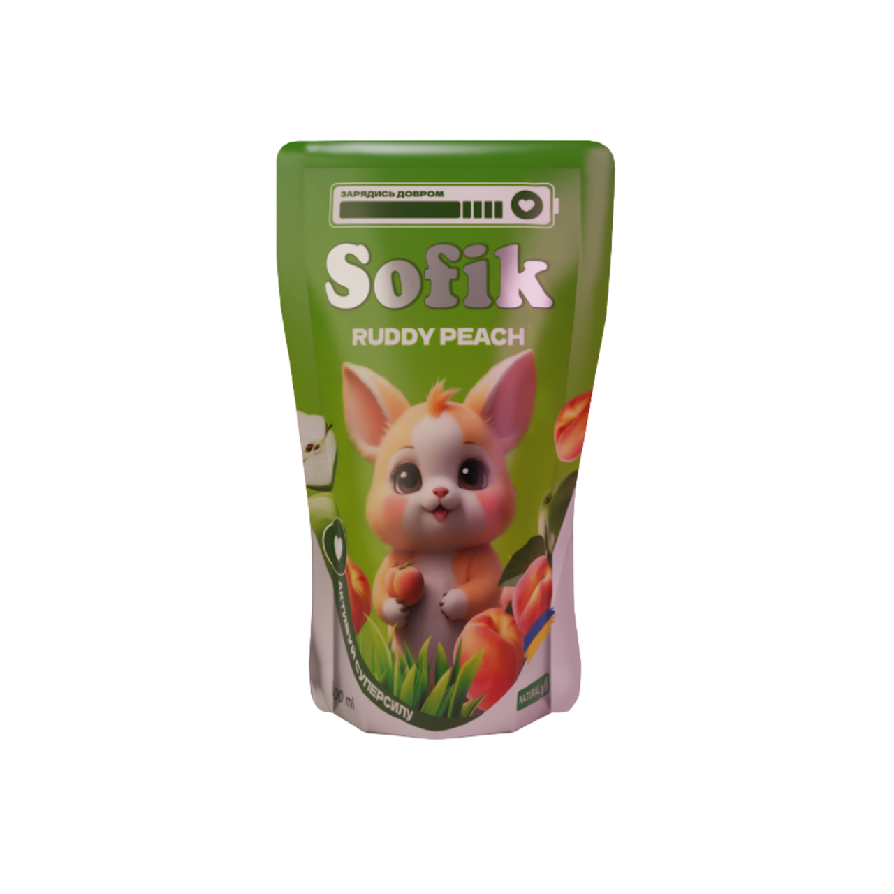 Напій соковий безалкогольний негазований Sofik "RUDDY PEACH" зі смаком персика, 200мл, фото 1