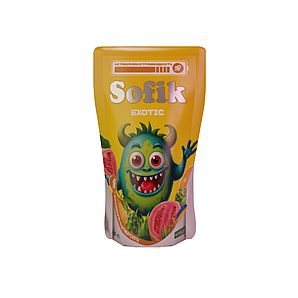 Напій соковий негазований Sofik "EXOTIC" зі смаком гуави 200мл