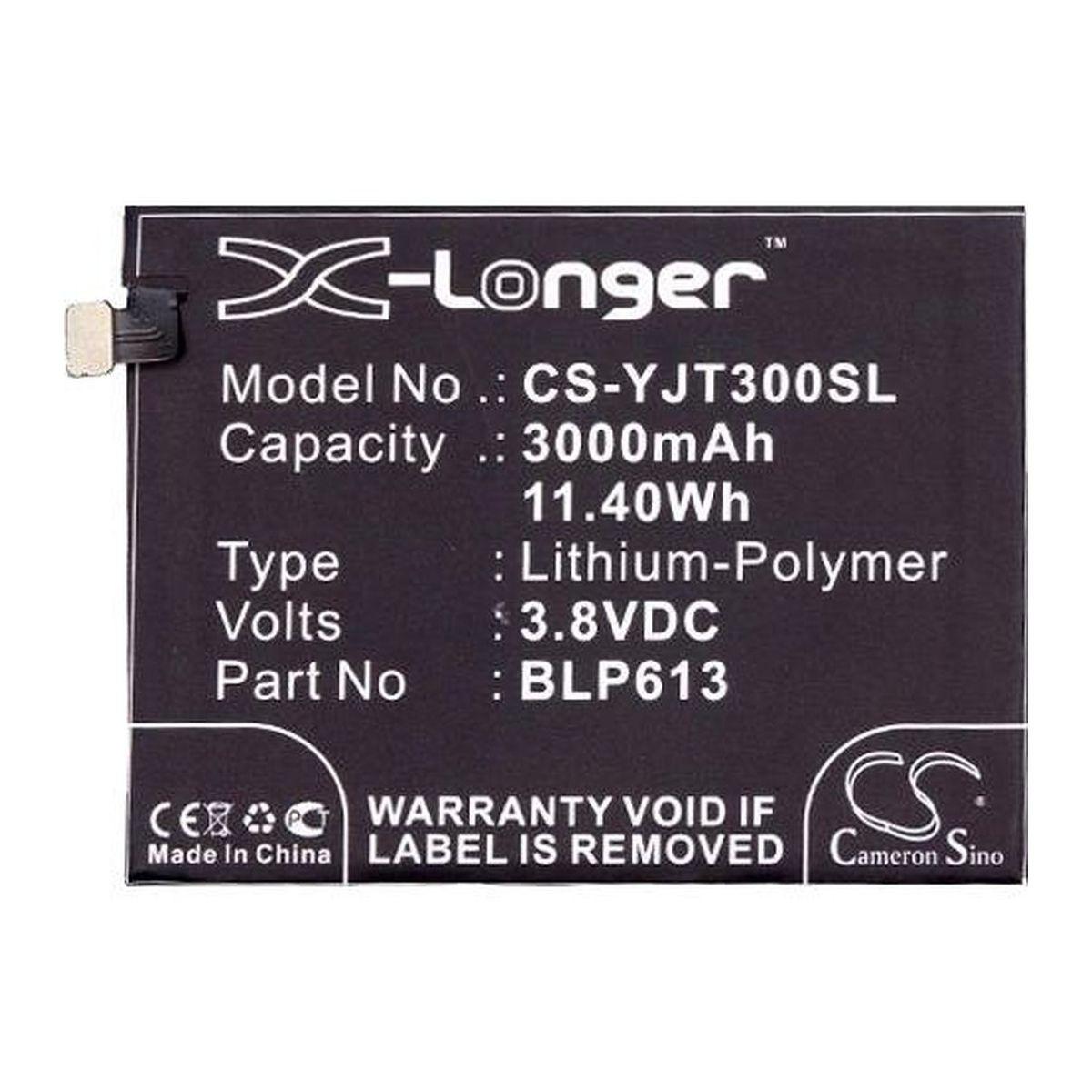 Батарея OnePlus BLP613 (X-Longer CS-YJT300SL) 3000 mAh, фото 1