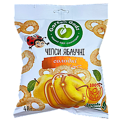 Чипси яблучні солодкі Гарден Гадз Garden Gadz 40g 20шт/ящ (Код: 00-00018205)