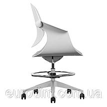 Крісло поворотне ARLEN сіре/сіра тканина/сірий каркас, фото 3