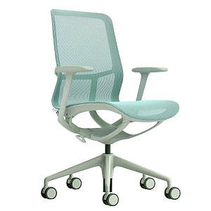 Крісло поворотне REGINA зелена сітка/зелений каркас