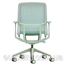 Крісло поворотне REGINA зелена сітка/зелений каркас, фото 5