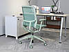 Крісло поворотне REGINA зелена сітка/зелений каркас, фото 6