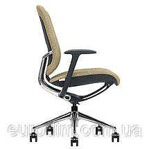 Крісло поворотне OSCAR хакі тканина/алюміній, фото 4