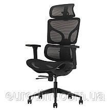 Крісло поворотне MARKUS чорна сітка/чорний каркас, фото 4