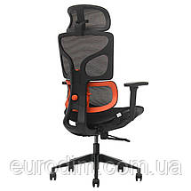 Крісло поворотне MARKUS чорна сітка/чорний каркас, фото 5