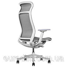 Крісло поворотне LUCAS сіра сітка/сірий каркас, фото 2