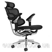 Крісло поворотне STALKER чорна сітка/алюміній, фото 4