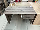 Стіл письмовий / офісний 120*60 Дуб скам'янілий (ЕВОК), фото 4