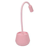 Рожева лампа YXW006 для сушіння нігтів, на акумуляторі та USB, 6 Вт.