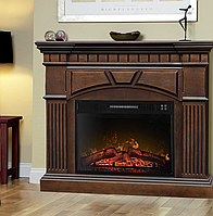 Електрокаміни ArtiFlame York AF23S Електричні каміни махагон коричневий антик Класичні електрокаміни