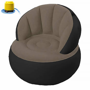 Надувне крісло для відпочинку Inflatable Sofa 85x74см