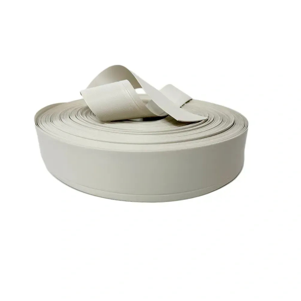 Гнучкий плінтус для підлоги ПВХ рулон 25 м.п. PS 7510 Туреччина Білий