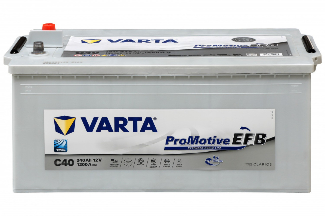 Акумулятор VARTA 12v 240ah 1200a Promotive Efb L+ 518*276*242mm (940638), фото 1