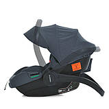 Дитяче автокрісло від 0 до 12 міс ( 40 см - 87 см ) El Camino ME 1186 i-KEEP Melange Rock Gray, автокрісло-переноска, фото 2