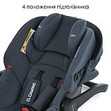 Дитяче автокрісло від 0 до 12 міс ( 40 см - 87 см ) El Camino ME 1186 i-KEEP Melange Rock Gray, автокрісло-переноска, фото 3