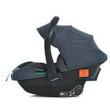 Дитяче автокрісло від 0 до 12 міс ( 40 см - 87 см ) El Camino ME 1186 i-KEEP Melange Rock Gray, автокрісло-переноска, фото 4