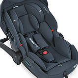 Дитяче автокрісло від 0 до 12 міс ( 40 см - 87 см ) El Camino ME 1186 i-KEEP Melange Rock Gray, автокрісло-переноска, фото 9