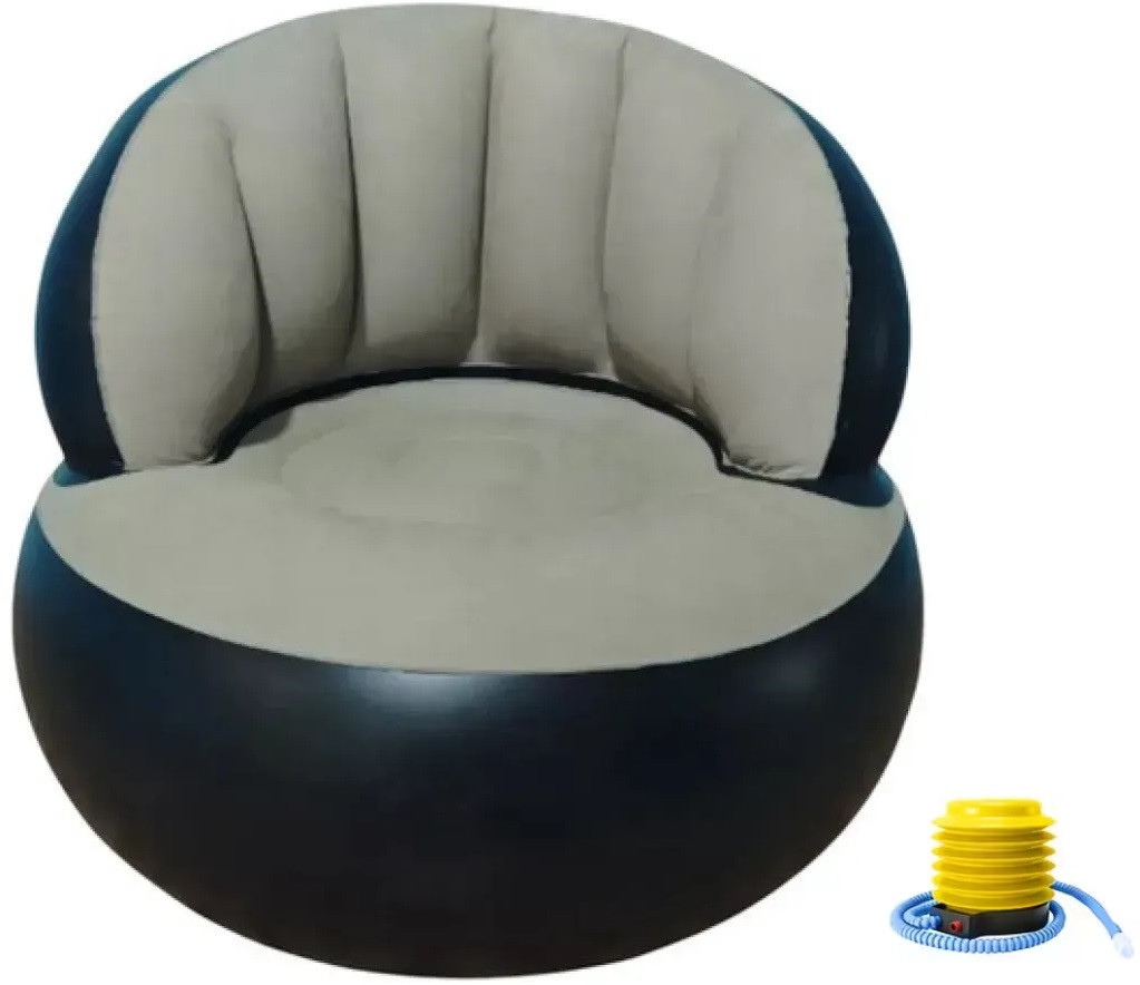 Надувне крісло для відпочинку Inflatable Sofa 85x74см, фото 1