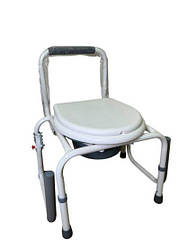Стілець-туалет FS813L з опускаючимися поручнями для домашнього та медичного використання