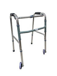 Ходунки FS912L мобільні з регульованою висотою для літніх людей складна конструкція