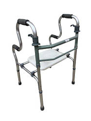 Ходунки FS9636L для реабілітації складані з дворівневими поручнями