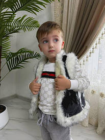 Дитячі жилетки з овчини