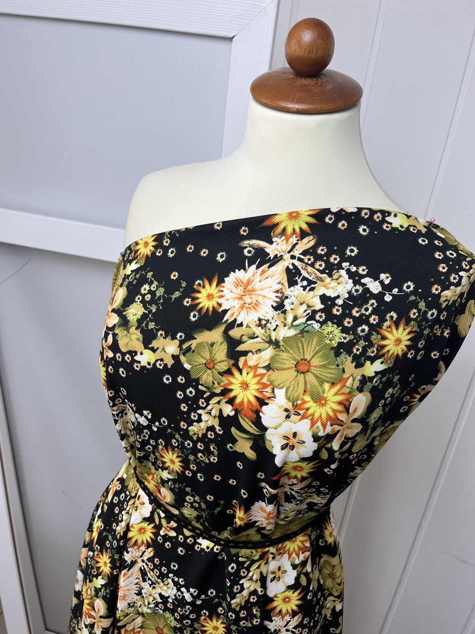 Трикотаж Кукурузка Осінні квіти, фото 1