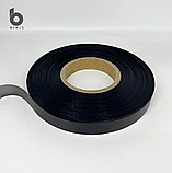 Стрічка силіконова чорна напівпрозора 20мм х 100м, фото 3