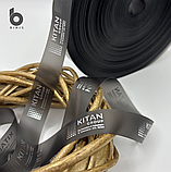 Стрічка силіконова чорна напівпрозора 20мм х 100м, фото 4