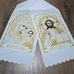Рушник з образами для ікон, на благословення, під ікону