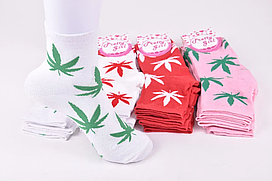 Шкарпетки жіночі з малюнком бавовна (Арт. ME32133), Арт.66733