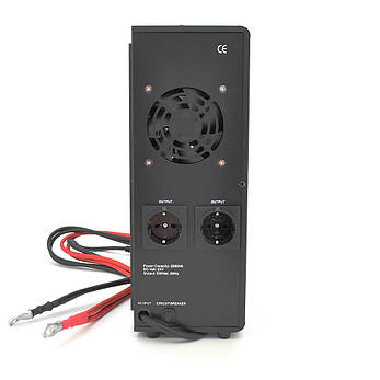 ДБЖ з правильною синусоїдою Europower EPWM-MPS-2500/24(1800 Вт) 5/10/15/20/30А, під зовнішню АКБ 24В(AGM/GEL/LFP ), кріплення на, фото 2