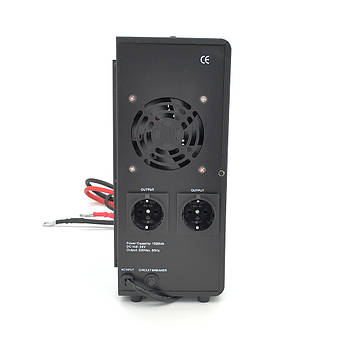 ДБЖ з правильною синусоїдою Europower EPWM-MPS-1500/24 (1050 Вт) 5/10/15/20А, під зовнішню АКБ 24В (AGM/GEL/LFP), кріплення на, фото 2