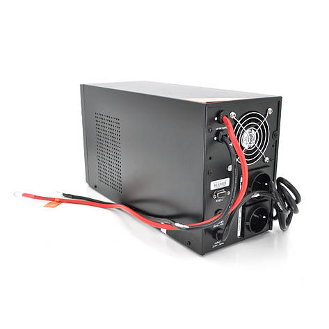 ДБЖ із правильною синусоїдою RITAR RTSW-1500 LCD (1000 Вт), 12 В, під зовнішній АКБ, (500*245*350) 14,9 кг, фото 2