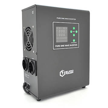 ДБЖ з правильною синусоїдою Europower EPWM-MPS-1000/12 (700 Вт) 5/10/15/20А, під зовнішню АКБ 12В (AGM/GEL/LFP), кріплення на, фото 1