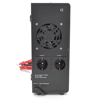 ДБЖ з правильною синусоїдою Europower EPWM-MPS-1000/12 (700 Вт) 5/10/15/20А, під зовнішню АКБ 12В (AGM/GEL/LFP), кріплення на, фото 2