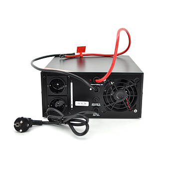 ДБЖ з правильною синусоїдою RITAR RTSWrl-600 (420Вт) , 12В з переключенням струму заряду 10A і 20 A, фото 2