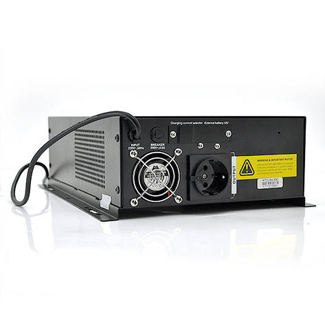 ДБЖ з правильною синусоїдою RITAR RTSWbt-500, 2 вбудованих АКБ по 12V 9Ah, під зовнішній АКБ, настінний, Q2, фото 2