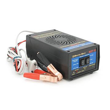 Десульфатувальний ЗП БОТ-12 автоматичний для акумулятора 12 V (7-200Ah) (MF, WET, AGM,GEL, CA/CA), 160-245V, Ток заряду 12,5 А,, фото 1