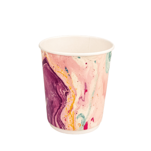 Стакан 2-шаровий з малюнком 250мл "Art" - 25шт/уп, фото 1